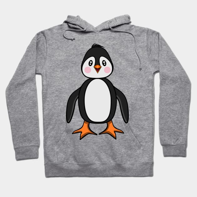 Cute Little Penguin Hoodie by micho2591